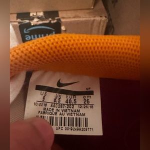 Nike crème pink orange air forces